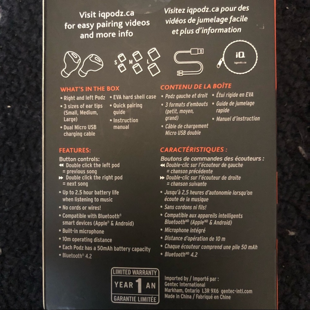 Wireless Earphones - Picture 2 of 2